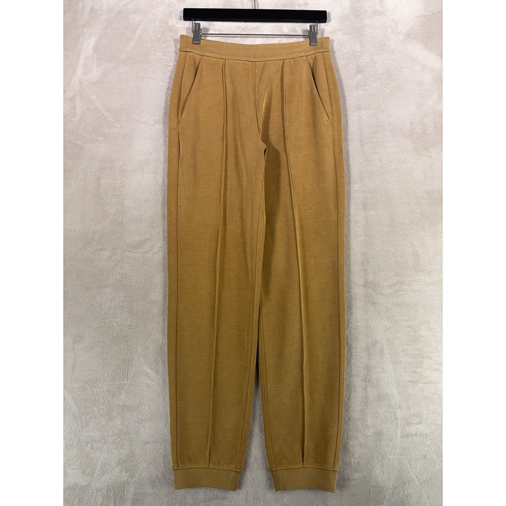 Lululemon Softstreme‎ Classic Fit High Rise Jogger Pants Womens Small Yellow